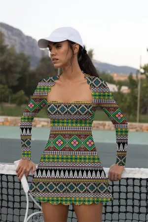 Tribal Power Court Dress
