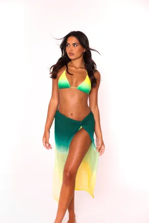Twist ombre beach skirt