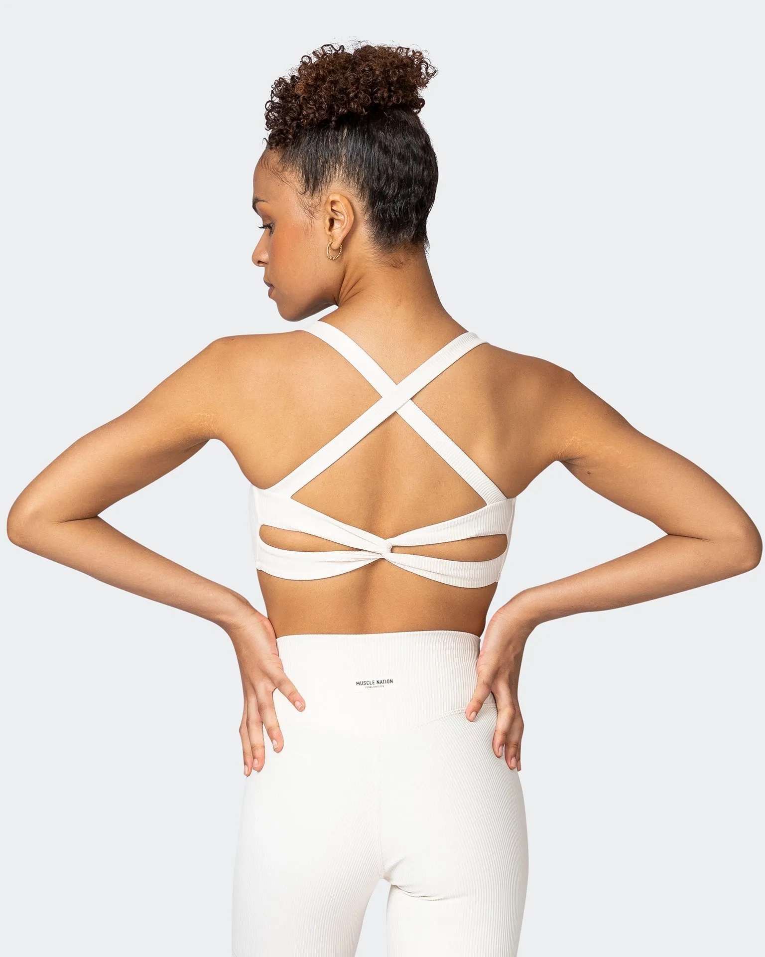 Twist Rib Bra - Dew Everyday Support