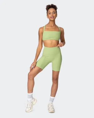 Twist Rib Bra - Matcha Everyday Support