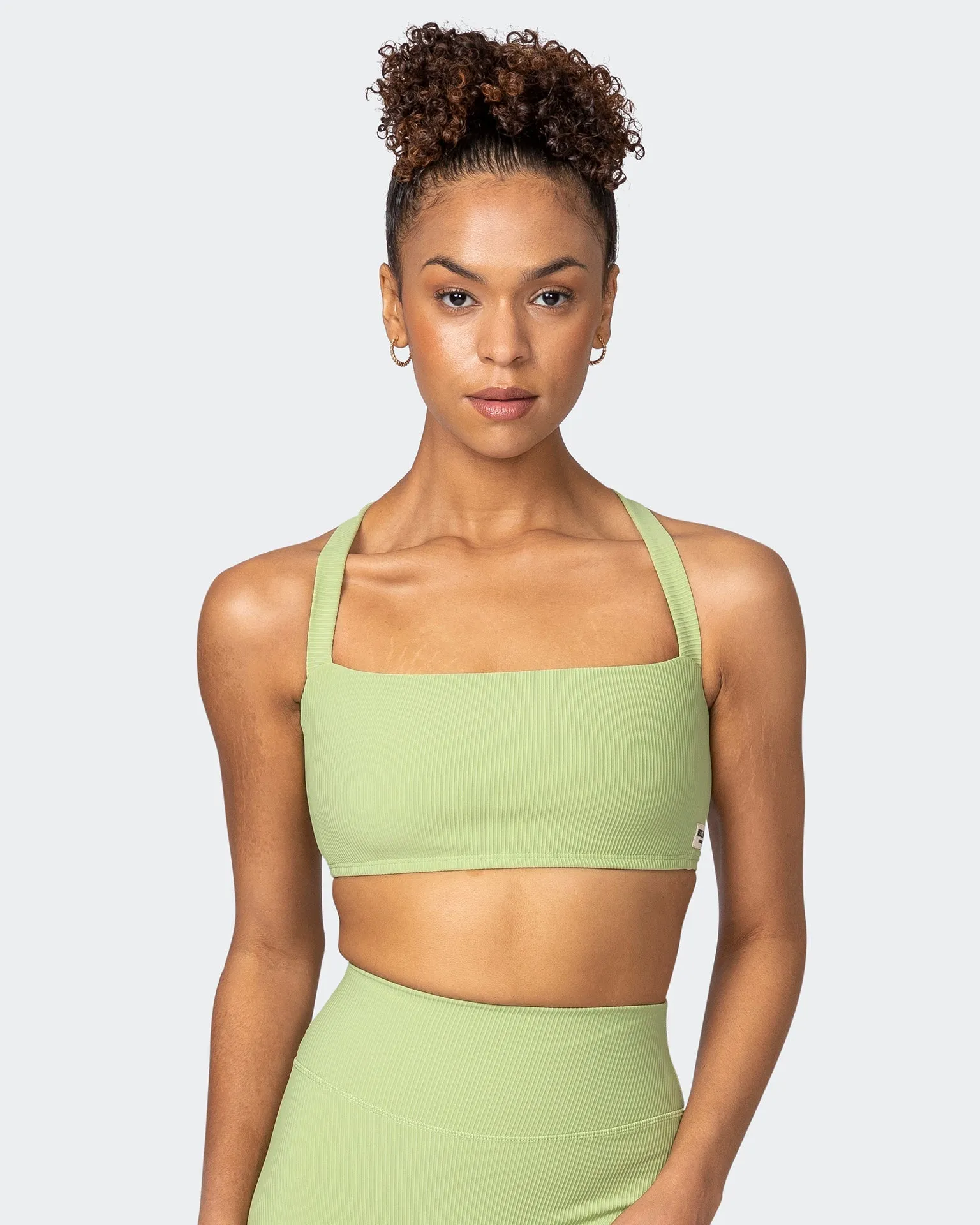 Twist Rib Bra - Matcha Everyday Support