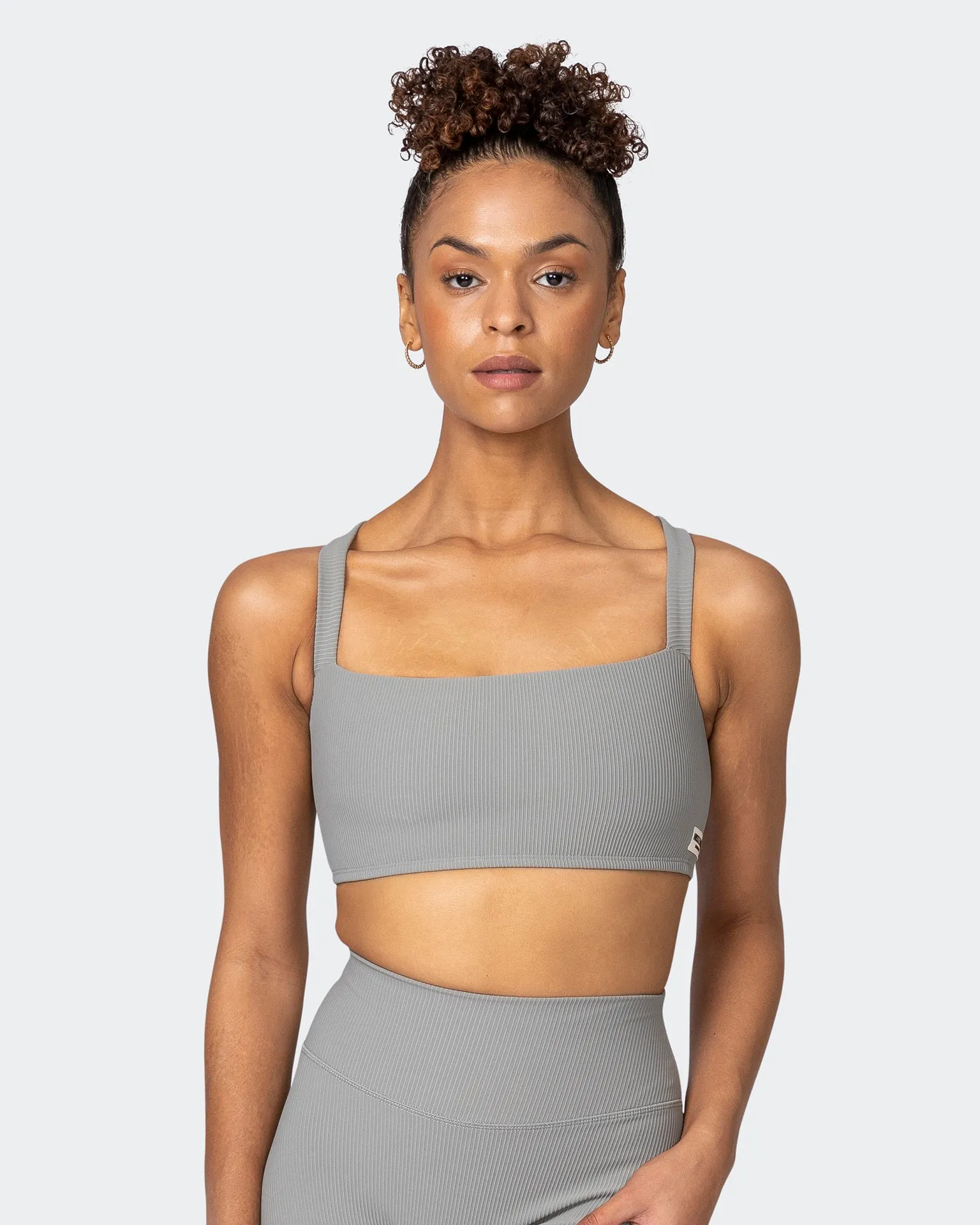Twist Rib Bra - Zinc Everyday Support