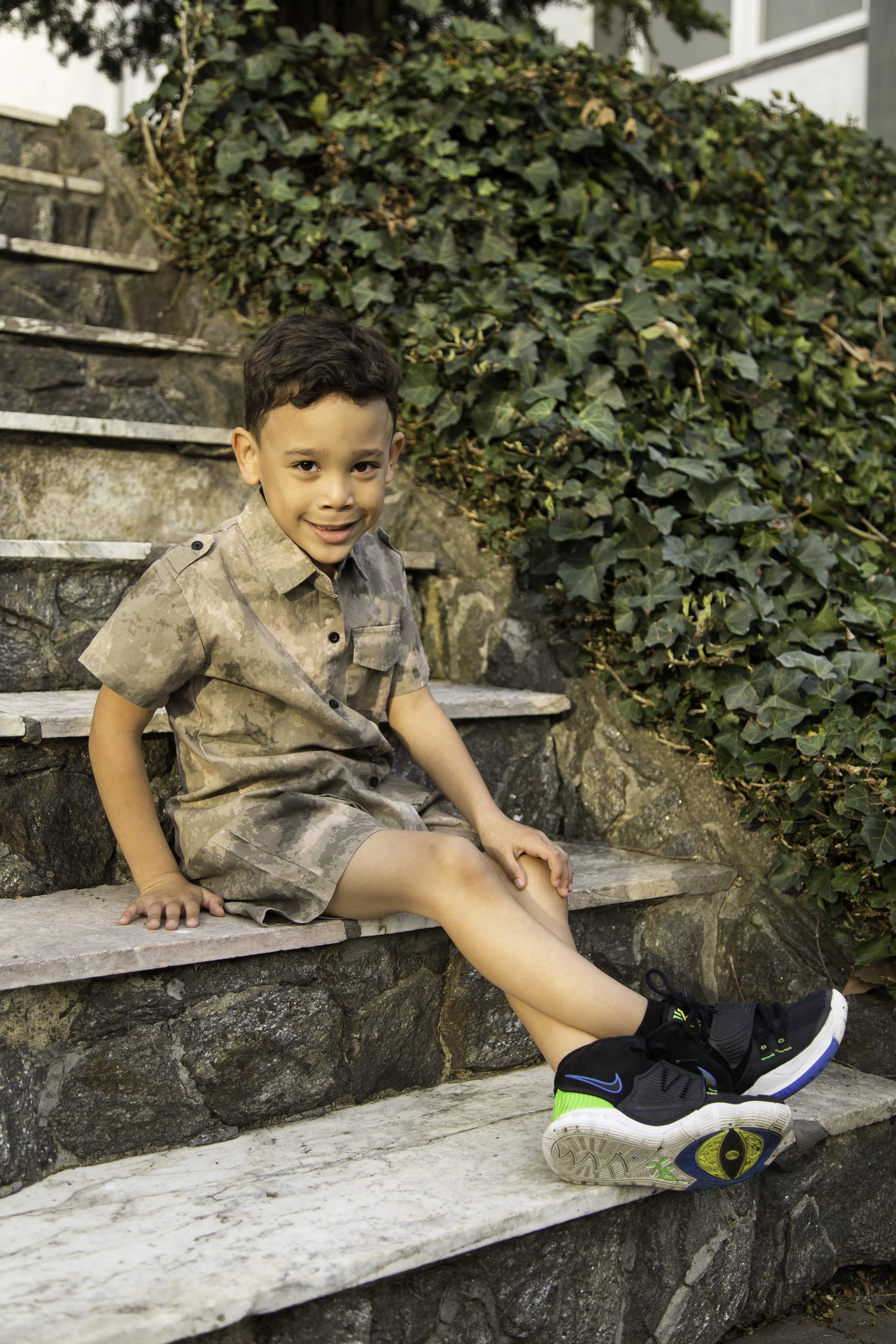 Unisex Toddler Camo Shorts Set