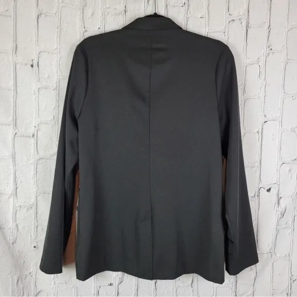 Urban Outfitters UO solid black classic button front blazer