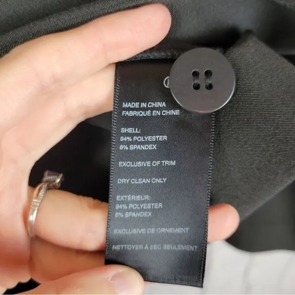 Urban Outfitters UO solid black classic button front blazer