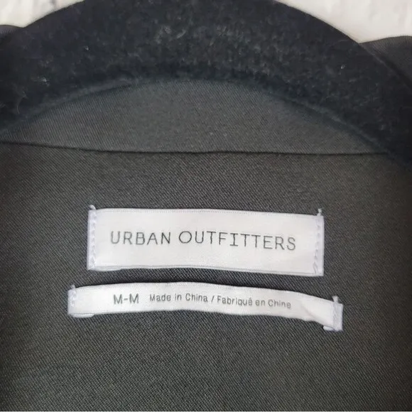 Urban Outfitters UO solid black classic button front blazer