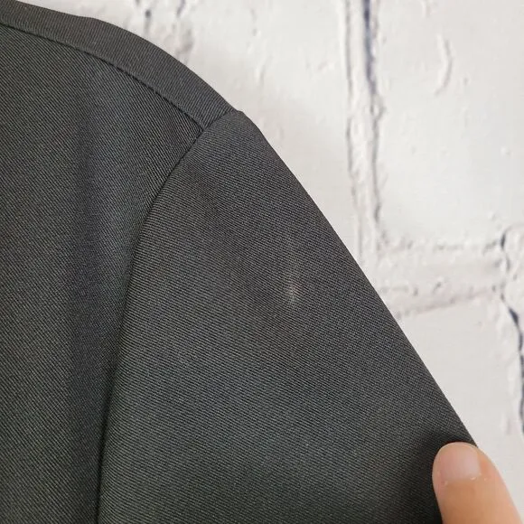 Urban Outfitters UO solid black classic button front blazer