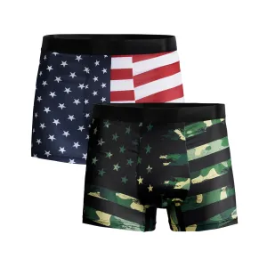 USA FLAG BOXER-2 PACKS