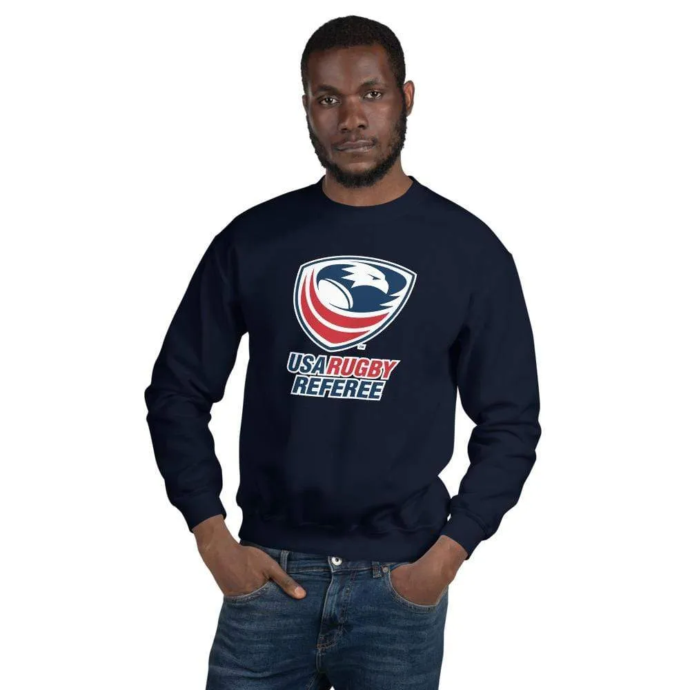 USA Rugby Referees Unisex Crew Neck Sweatshirt (Navy)