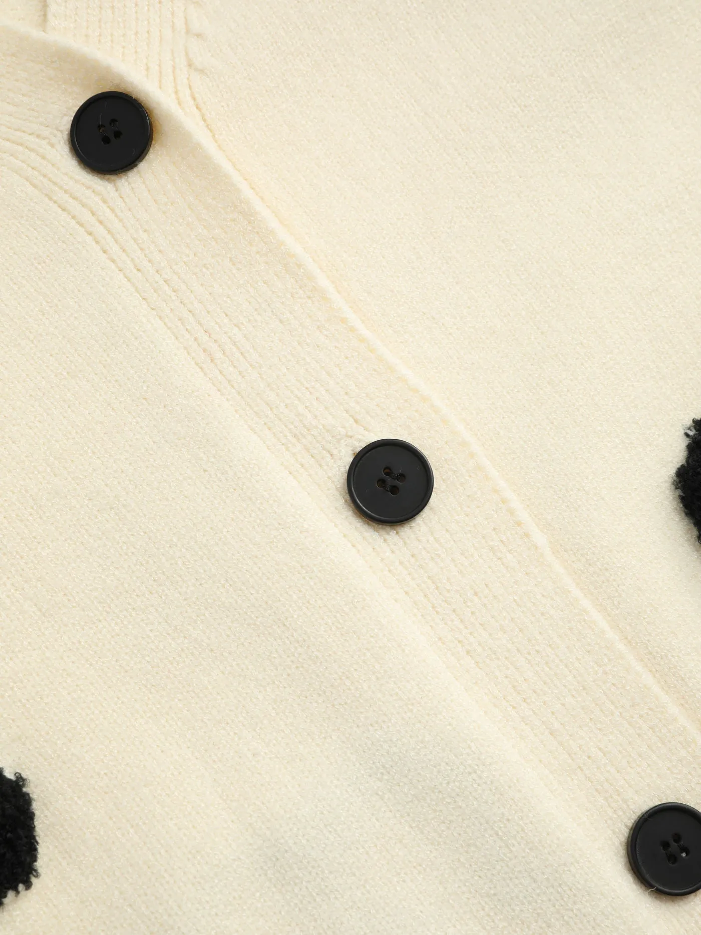 V-neck Graphic Floral Button Cardigan
