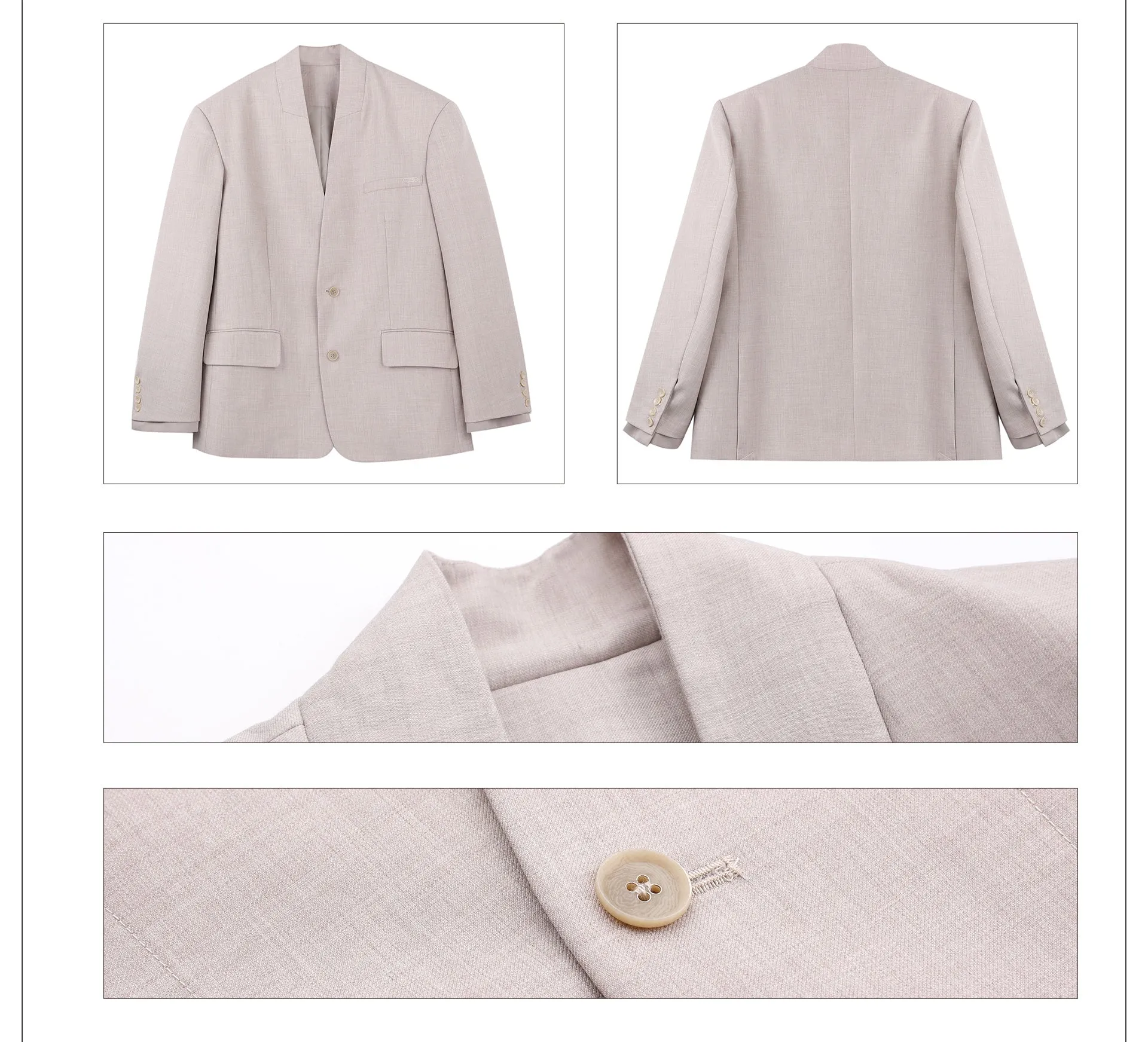 V-Neck Suit Blazer