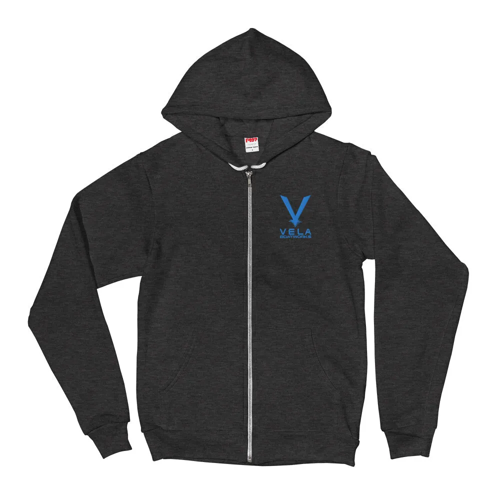 Vela Zippered Hoodie sweater