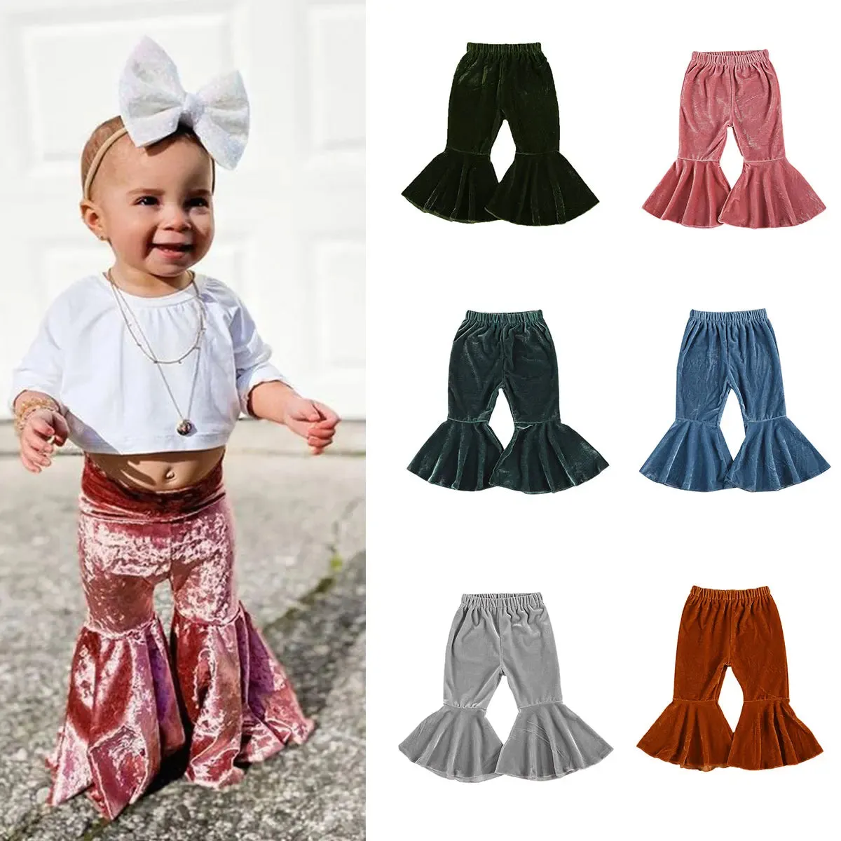 Velvet Bell Bottoms