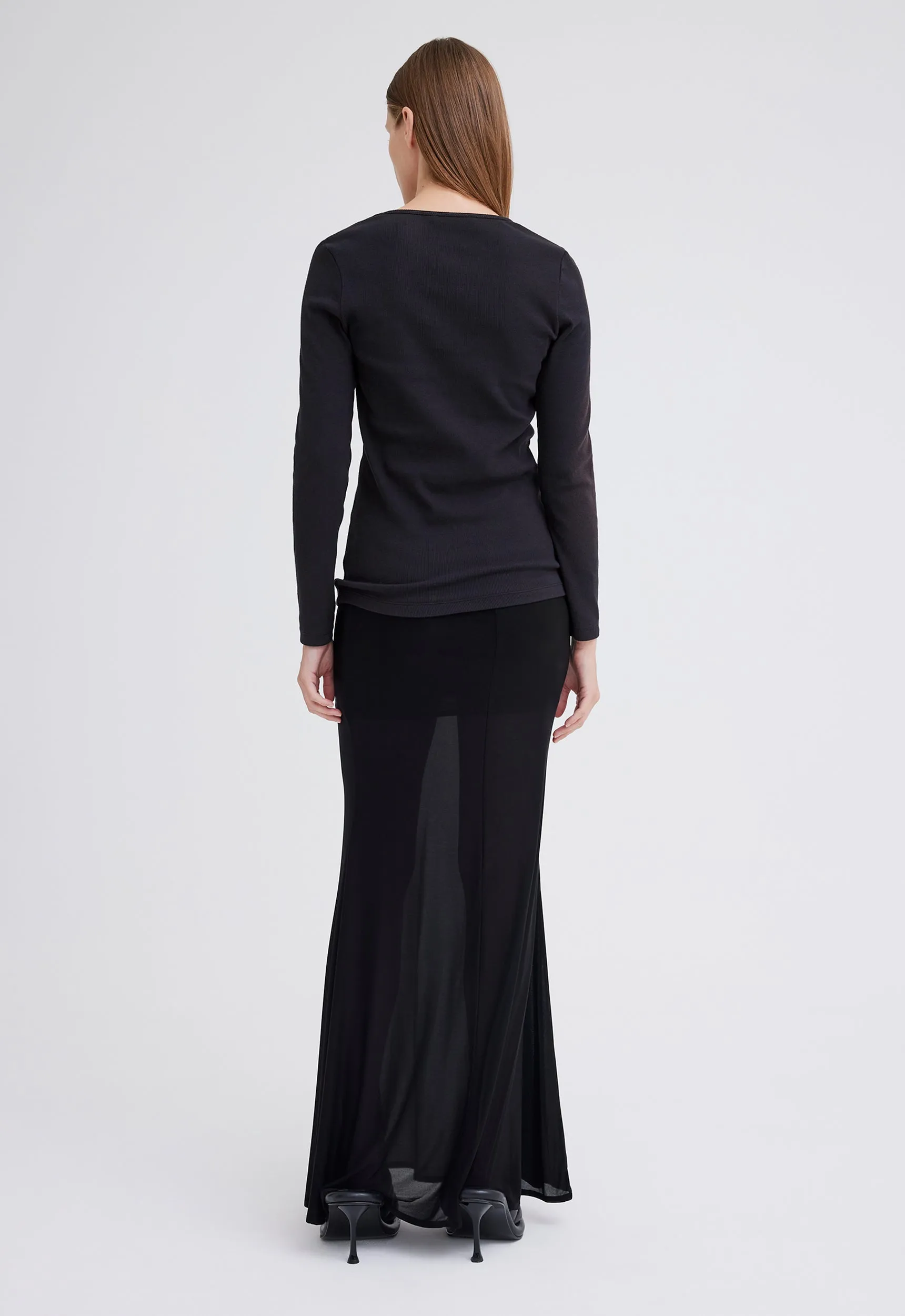 Vere Long Sleeve Tee - Black