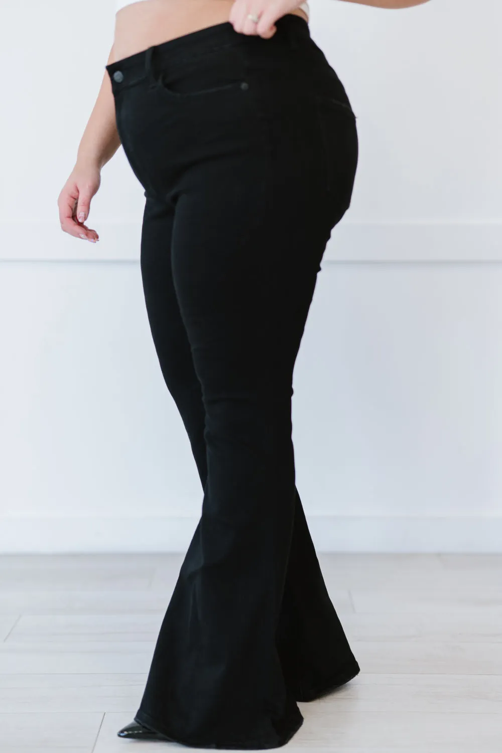 Veronica Full Size High-Rise Super Flare Jeans
