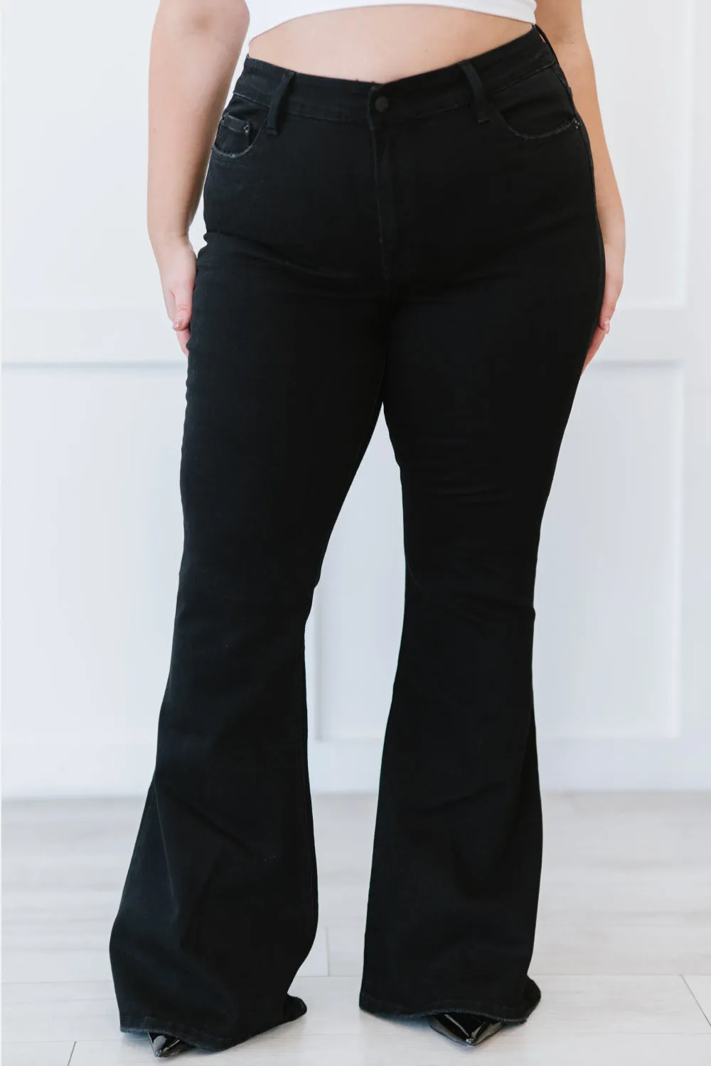Veronica Full Size High-Rise Super Flare Jeans