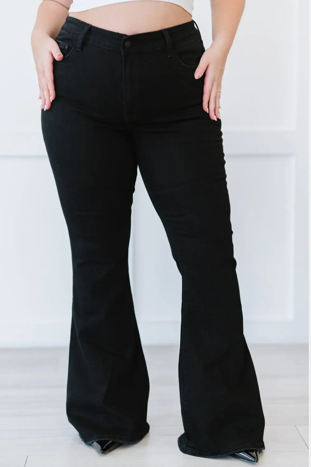 Veronica Full Size High-Rise Super Flare Jeans