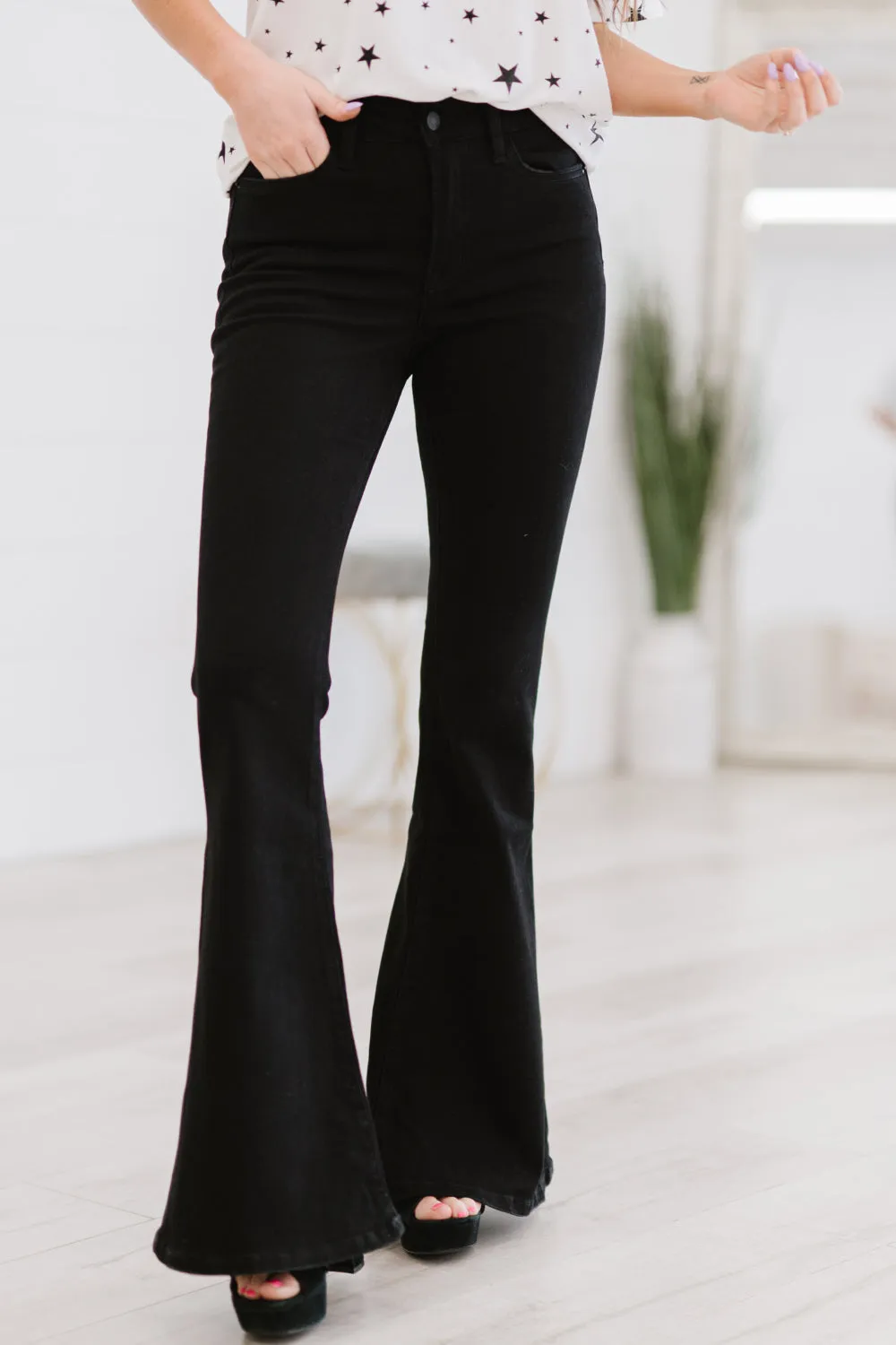Veronica Full Size High-Rise Super Flare Jeans