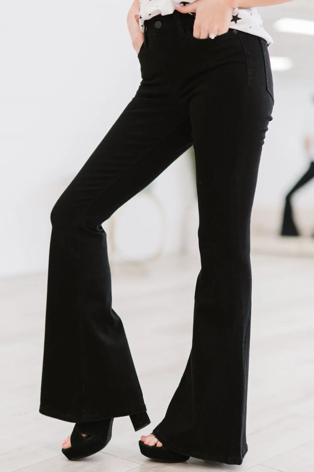 Veronica Full Size High-Rise Super Flare Jeans