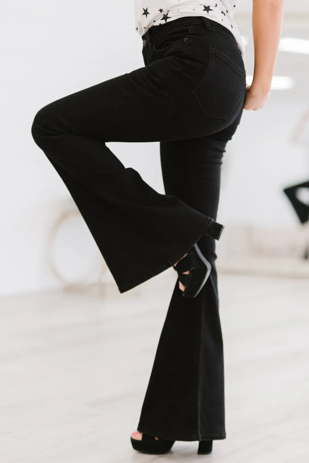 Veronica Full Size High-Rise Super Flare Jeans