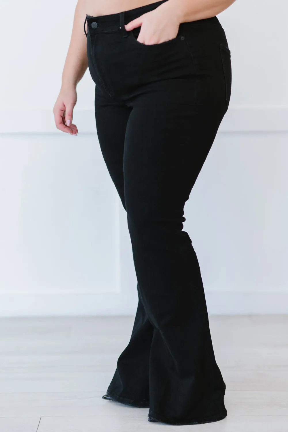 Veronica Full Size High-Rise Super Flare Jeans