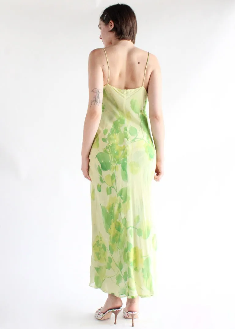 Vintage Floral Dress D0077