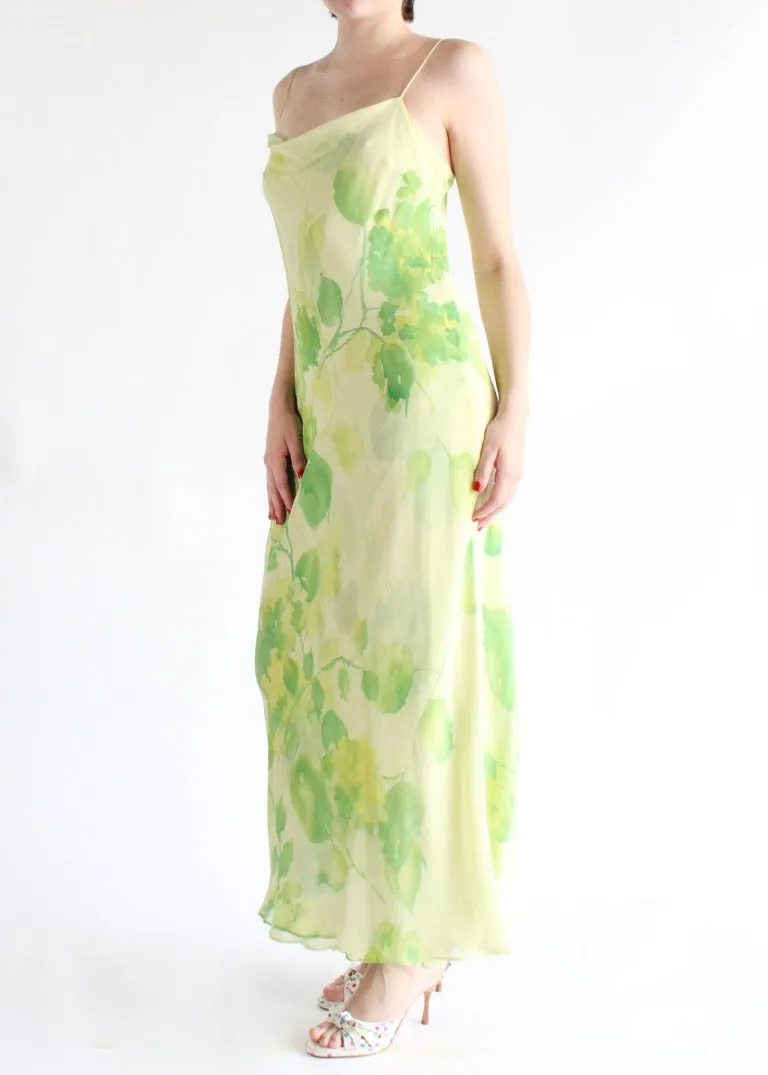 Vintage Floral Dress D0077