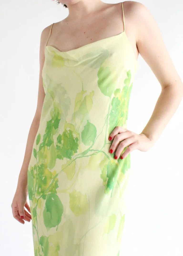 Vintage Floral Dress D0077