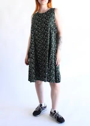 Vintage Floral Dress D0163