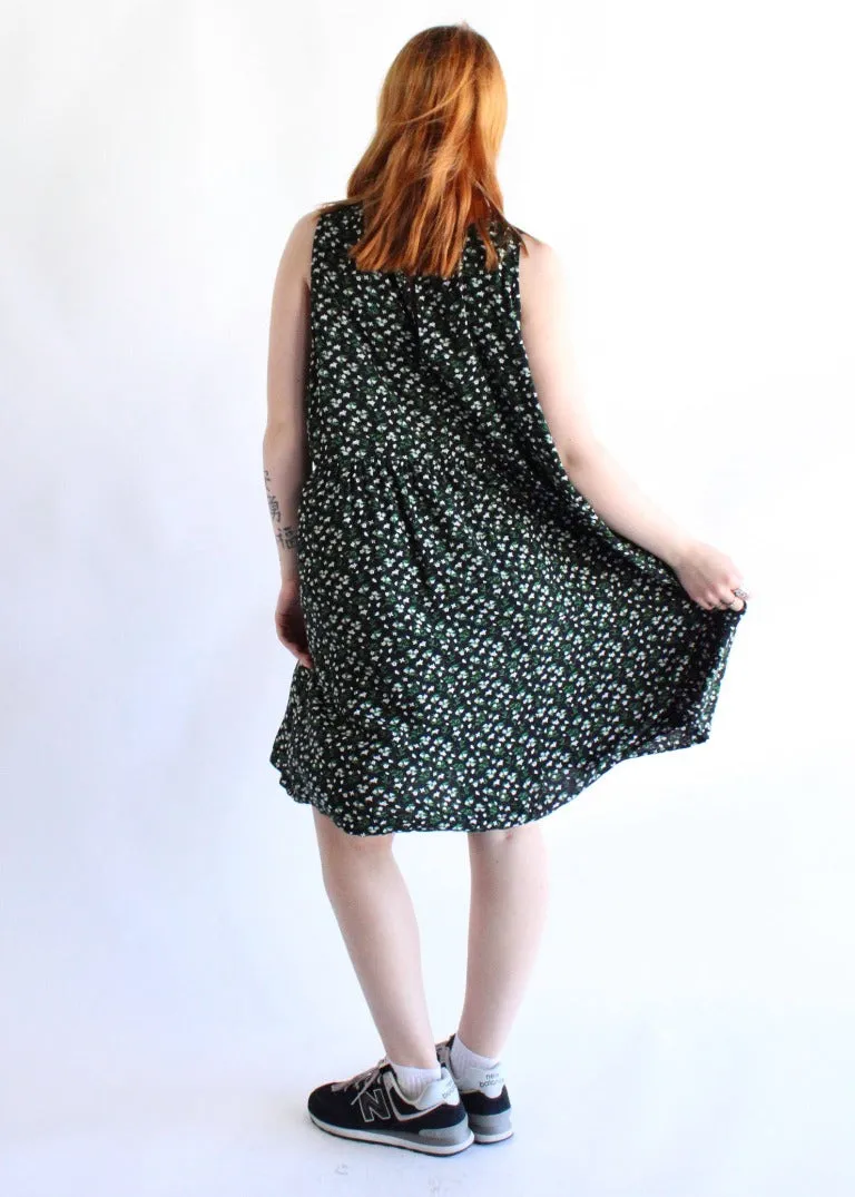 Vintage Floral Dress D0163