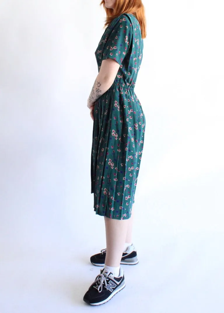 Vintage Floral Dress D0248