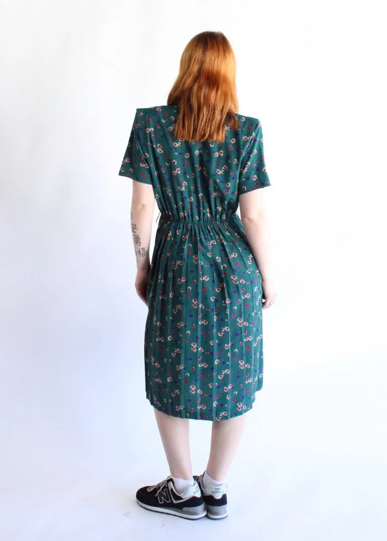 Vintage Floral Dress D0248