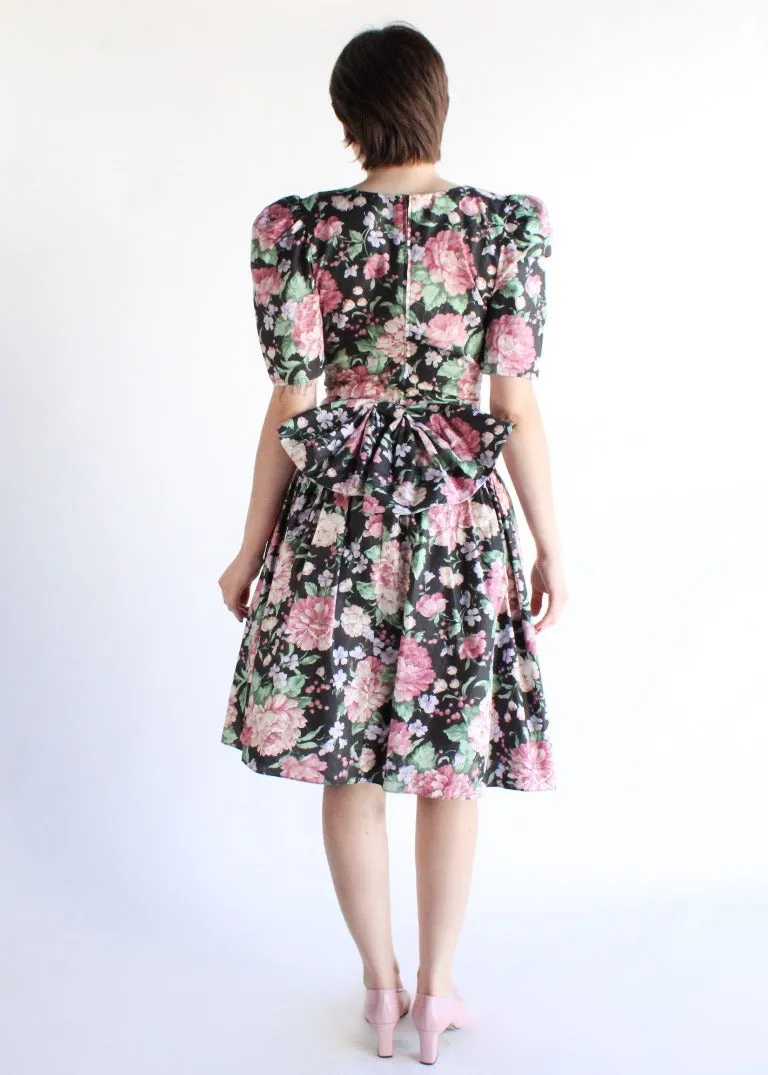 Vintage Floral Dress D0450