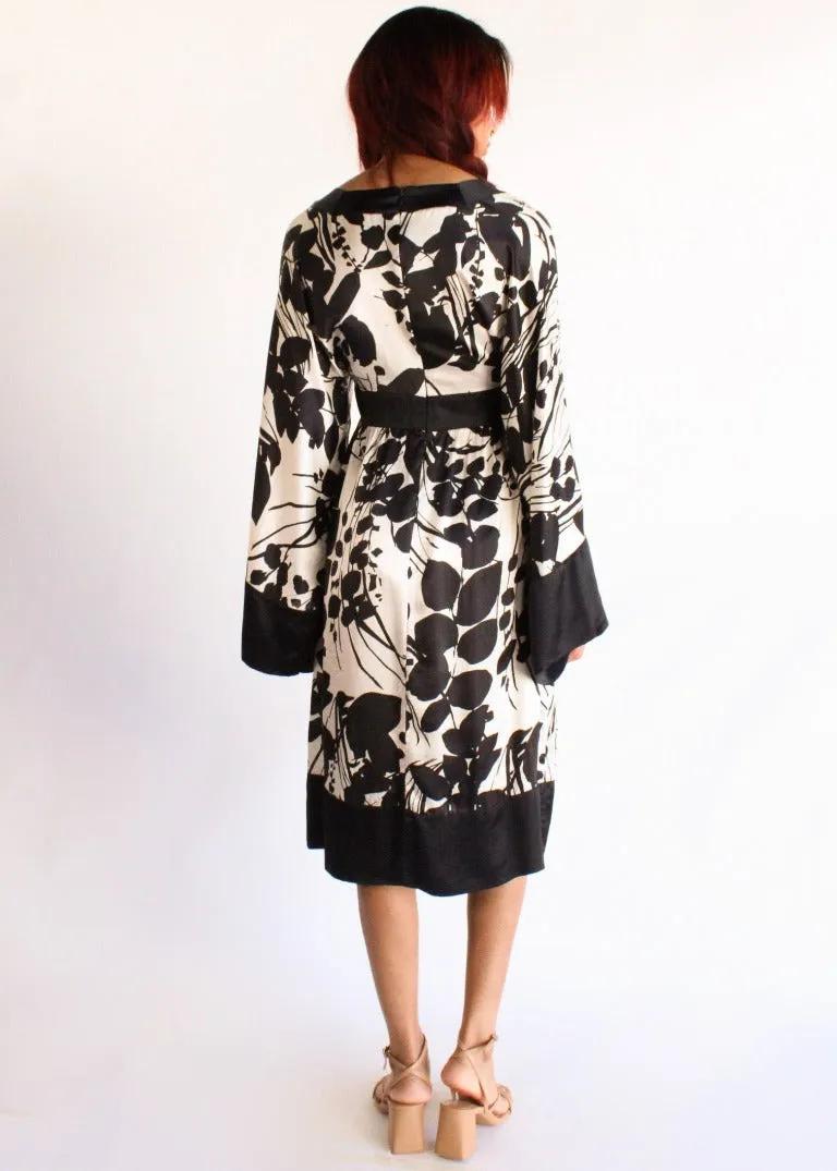 Vintage Floral Dress D0460