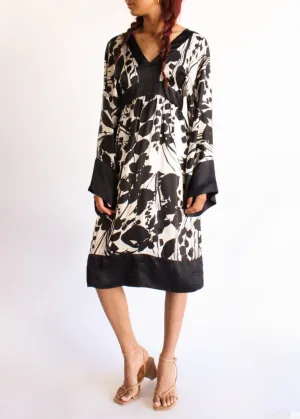 Vintage Floral Dress D0460