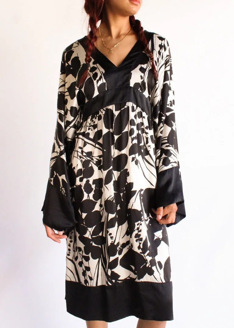 Vintage Floral Dress D0460
