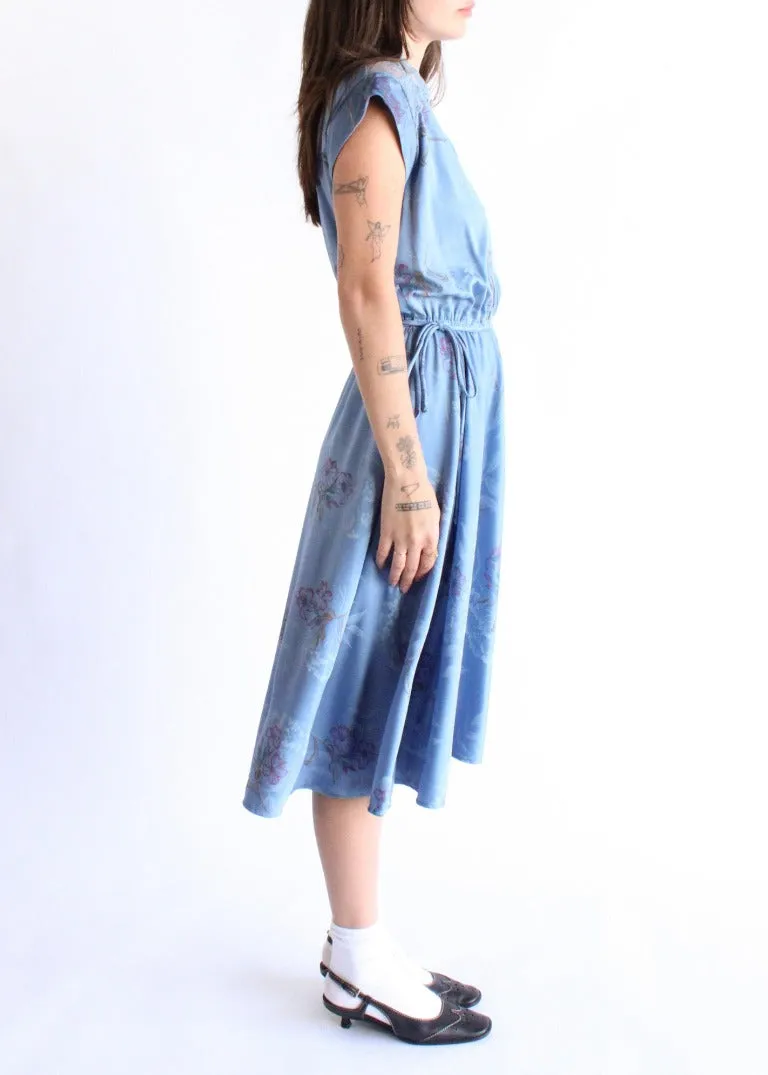 Vintage Floral Dress D0484