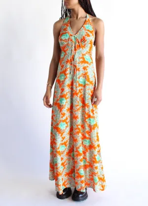 Vintage Floral Dress D0521