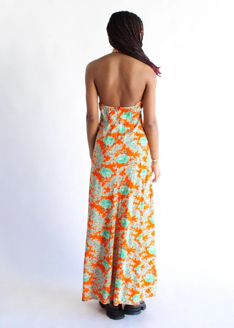 Vintage Floral Dress D0521