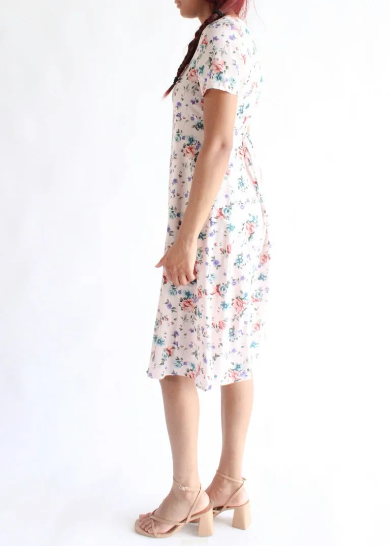 Vintage Floral Dress D0567