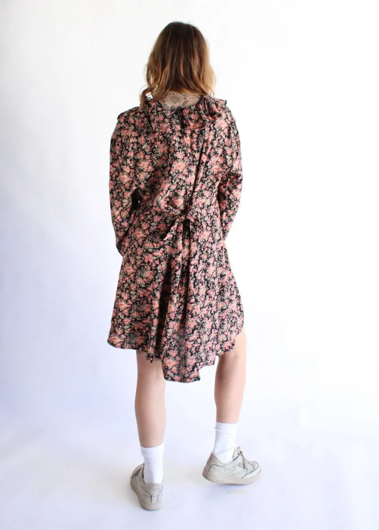 Vintage Floral Dress D0578