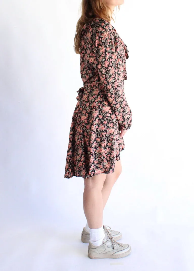 Vintage Floral Dress D0578