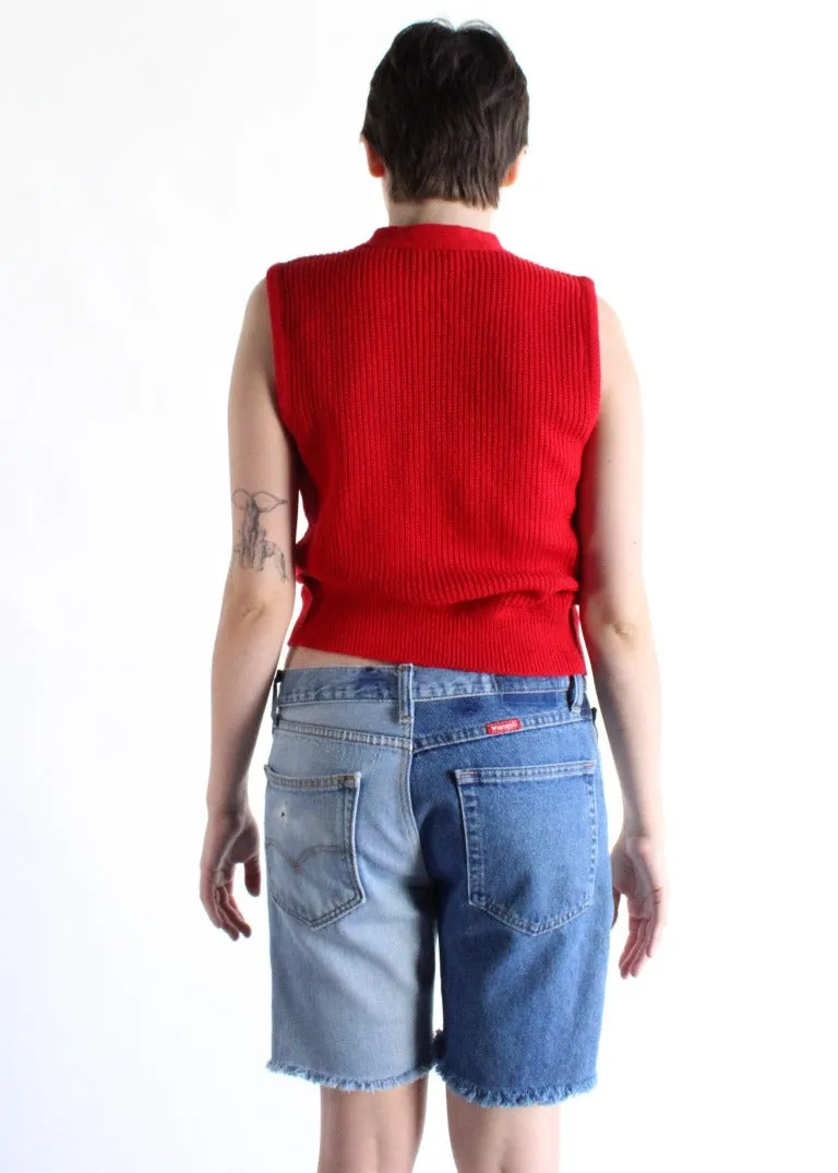Vintage Knit Vest S0665