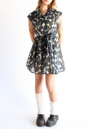 Vintage Print Dress D0315