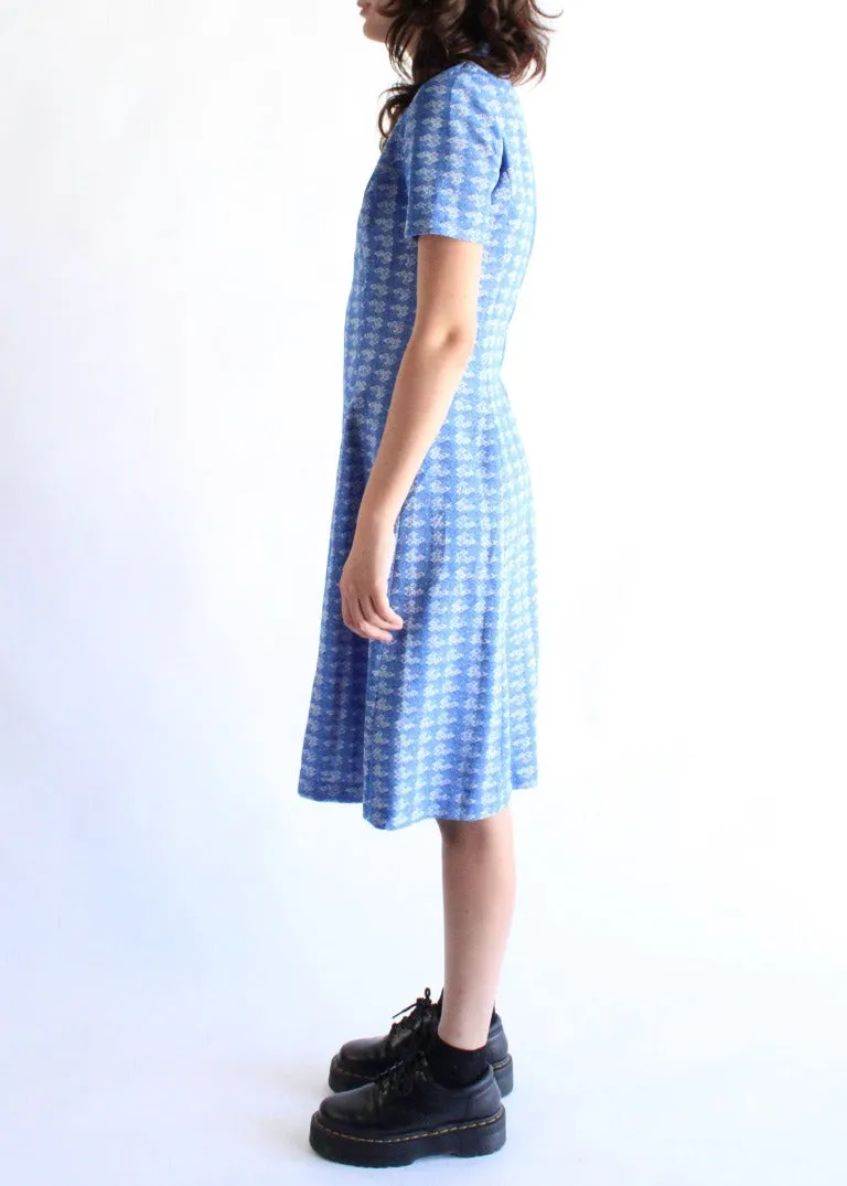 Vintage Printed Dress D0150