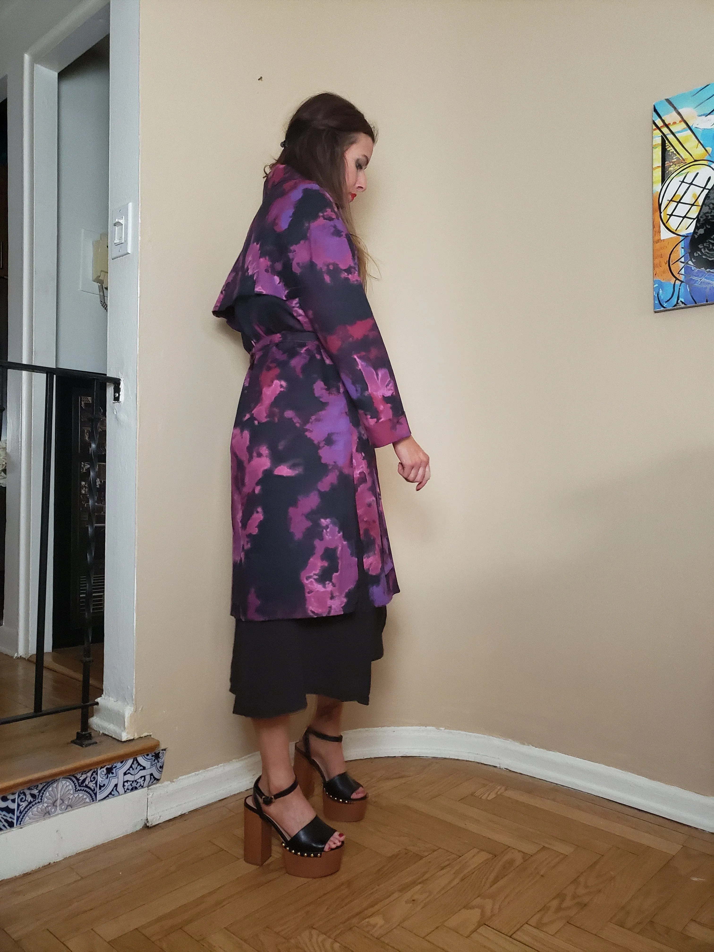 Vintage - Purple Trenchcoat