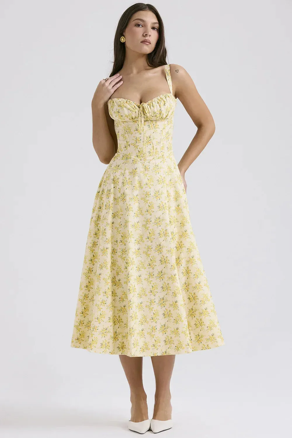 Vintage Summer Print Casual Sexy Backless Maxi Floral Women Dress Dress