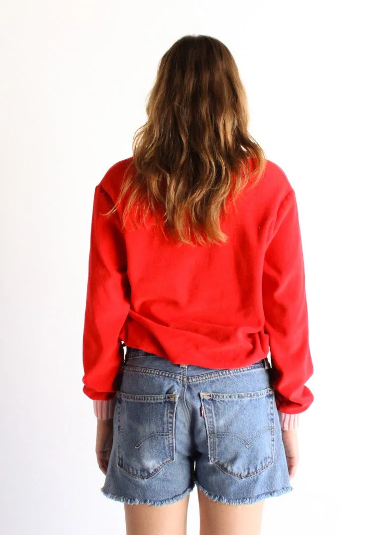 Vintage Velour Sweatshirt S0438