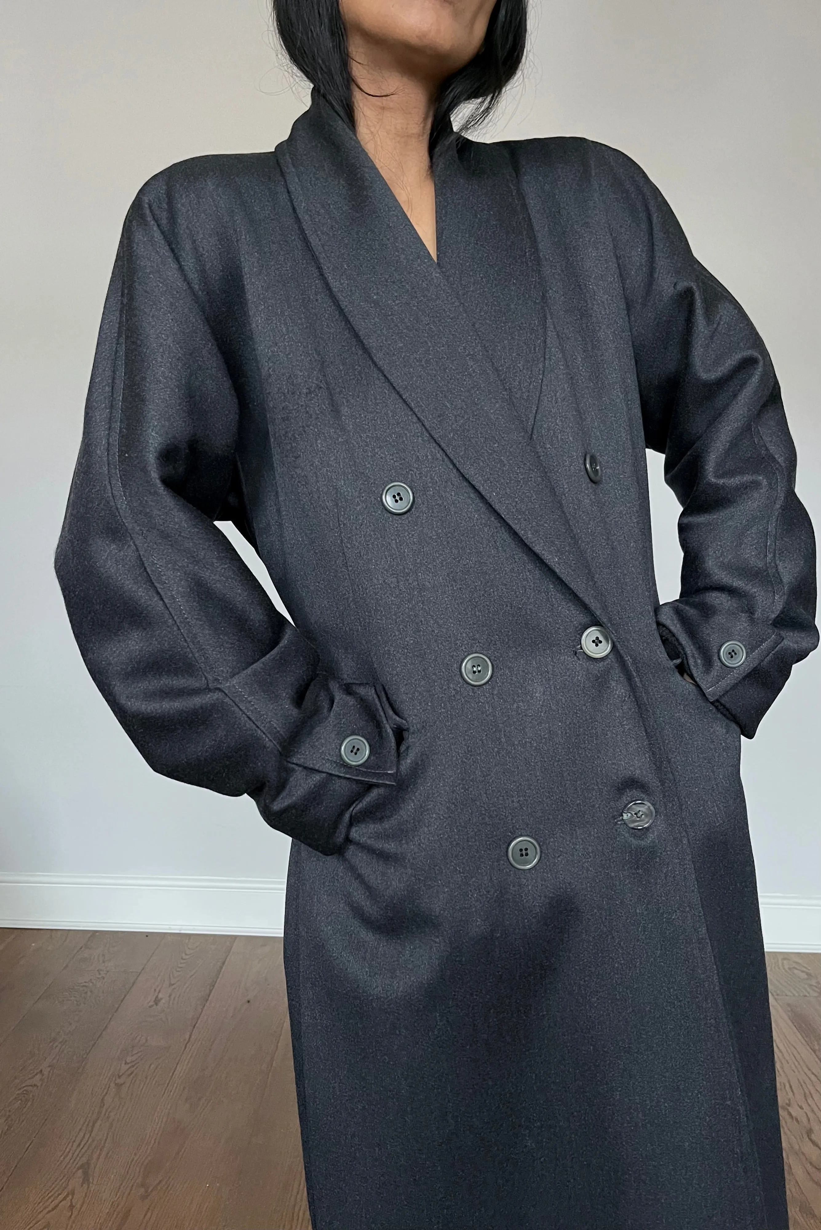Vintage Wool Maxi Coat