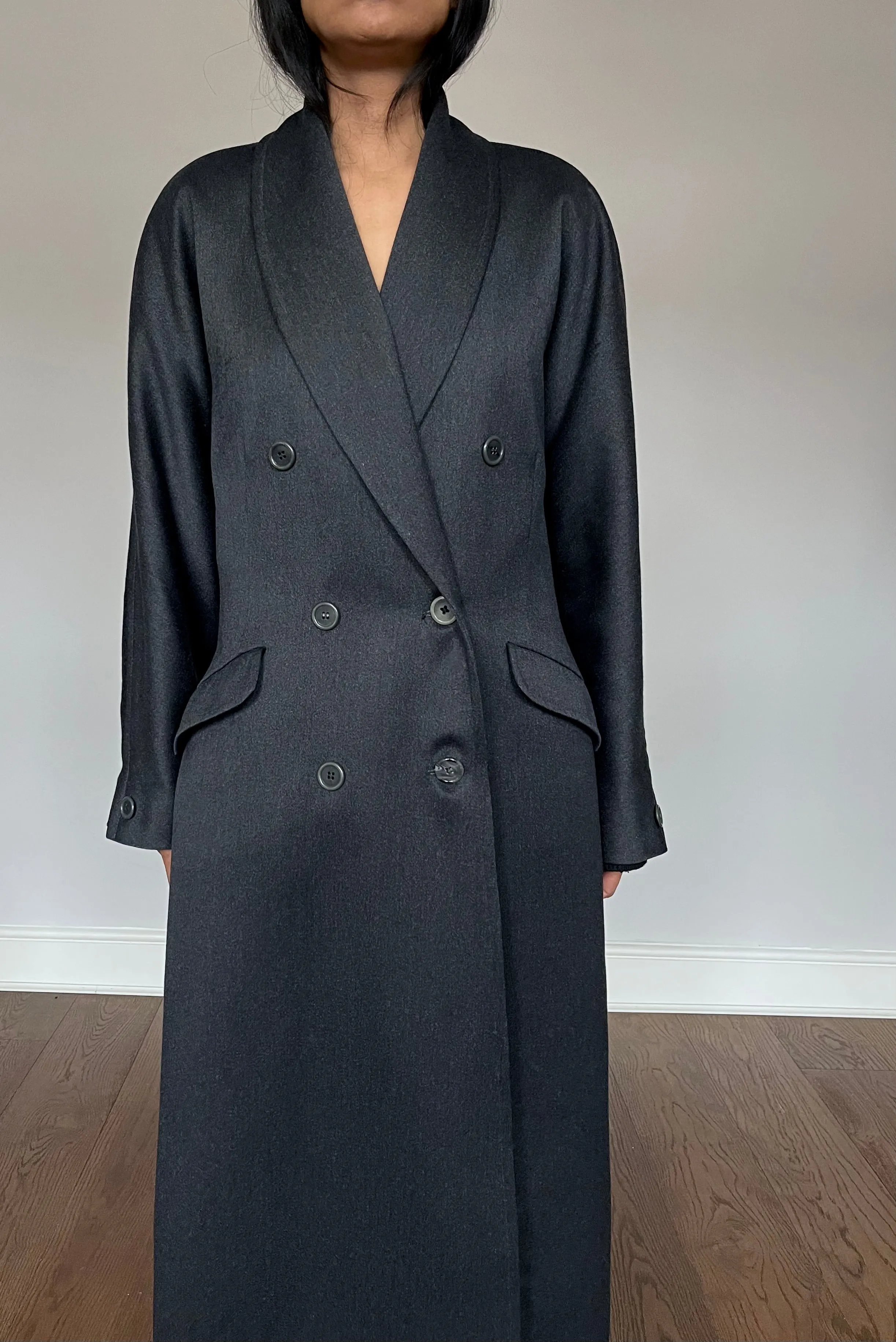 Vintage Wool Maxi Coat